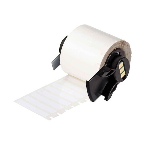Brady Pre-Cut Label Stock Roll, White, Gloss M6-28-423