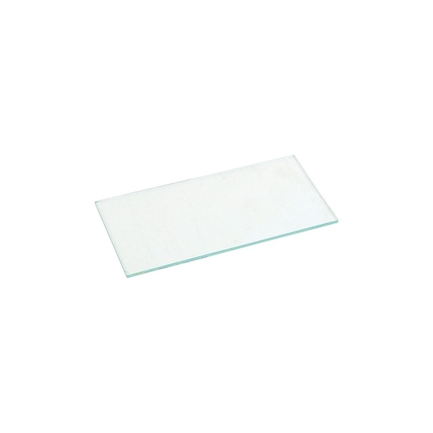 Plain Glass Protective Shields, 2 in x 4 1/4 in, Glass Pack of 100