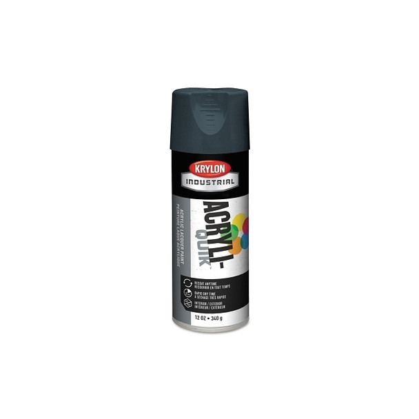 Interior/Exterior Industrial Maintenance Paint, 12 oz Aerosol Can, Shadow Gray Pack of 6