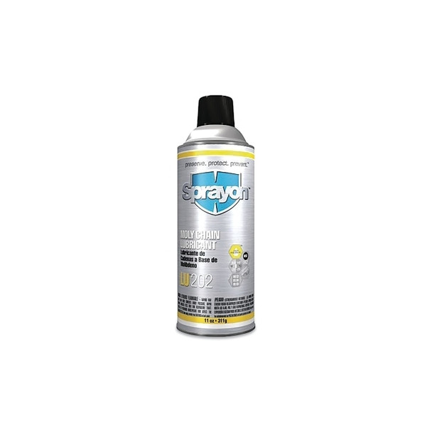 Moly Chain Lubricant, 11 oz, Aerosol Can Pack of 12
