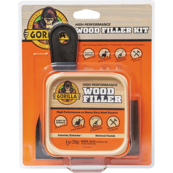 Gorilla Wood Filler Kit (2-Piece) 108029