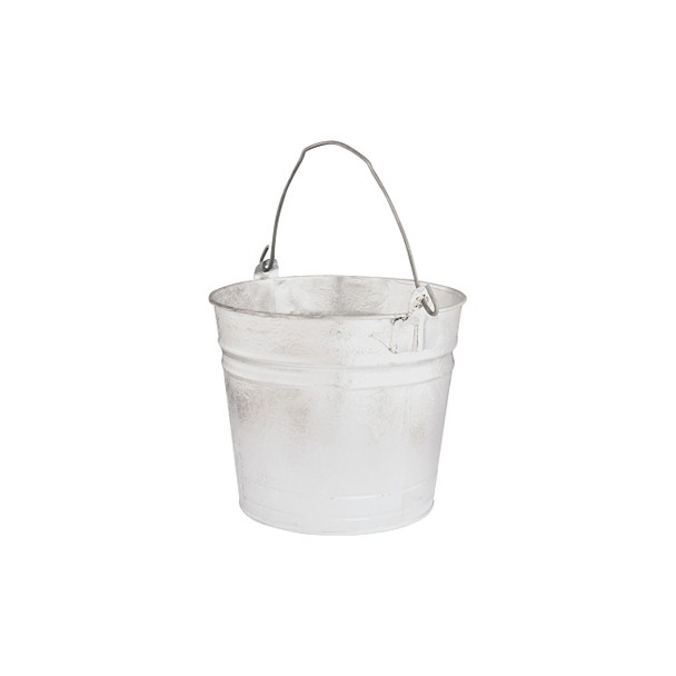 Hot-Dipped Galvanized Pail, 8 qt Pack of 12