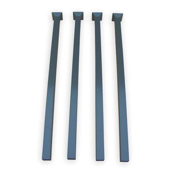 Manufacturer Varies Stack Rack Post Set,48 in.,4000 lb.,PK4 PT-4-48
