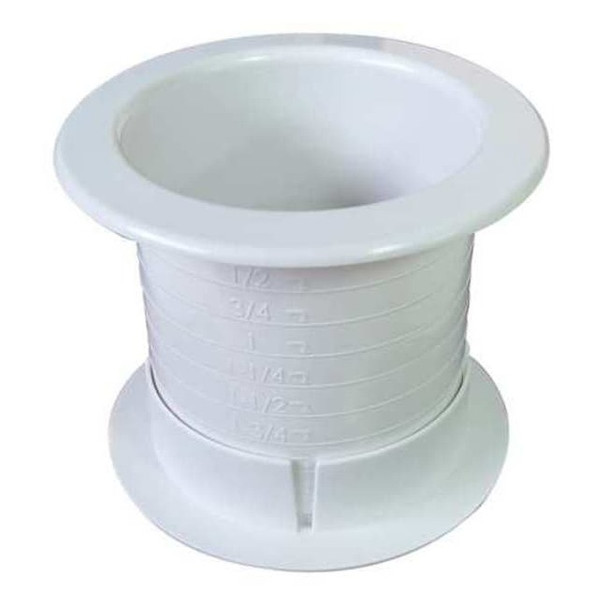 Fastcap Dual Sided Grommet,Wht,2.5In,PK25 DUALLY 2.5 25PC WH