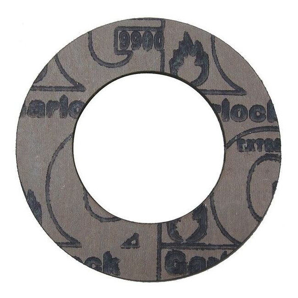 Garlock Flange Gasket,4 in.,1/16 in.,Mahogany 9900RG-0150-062-0400