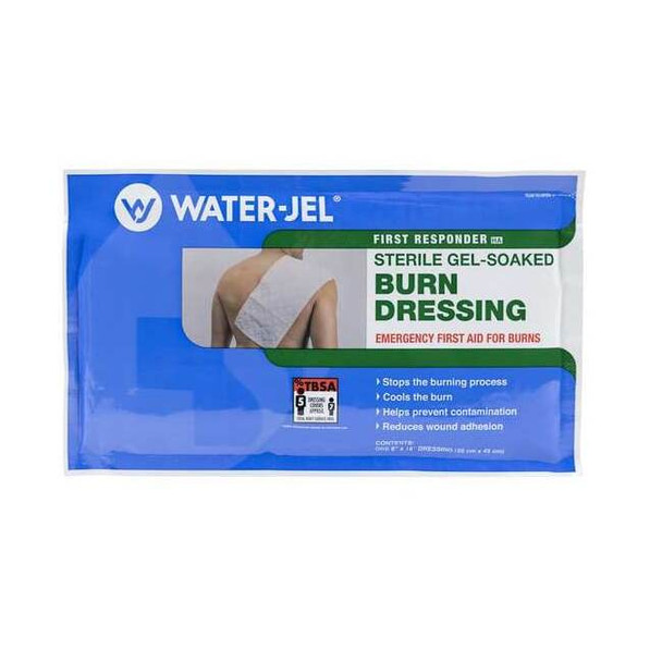 Waterjel Burn Face Dressing,Blue,18"L,8"W,PK10 B0818-20.69.000