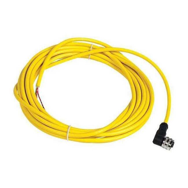 Telemecanique Sensors Cordset,16.4 ft.,Yellow,250VAC/300VDC XZCPV1965L5