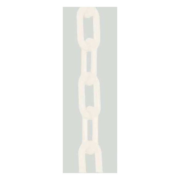 Manufacturer Varies Plastic Chain, White, 100 ft Length, Gloss 30001-100
