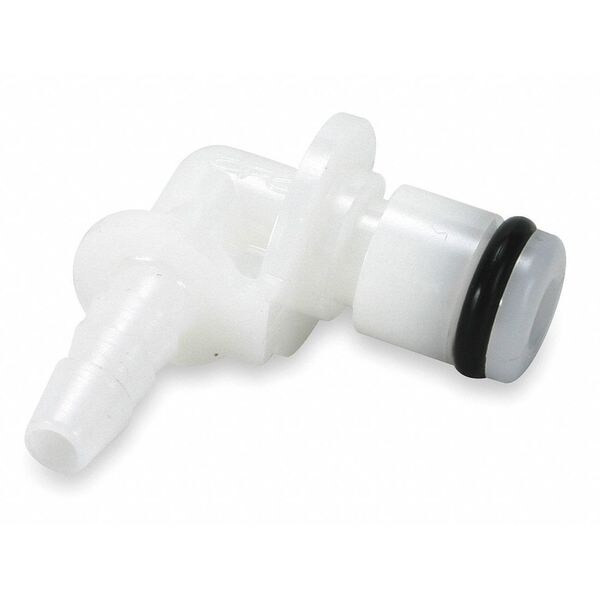 Colder Elbow Insert, Acetal, Shut-Off, Barbed PMCD2304