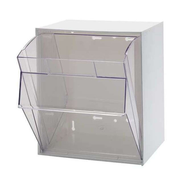 Quantum Storage Systems Tip-Out Bin,White,Unfinished,13 7/8 in QTB301WT