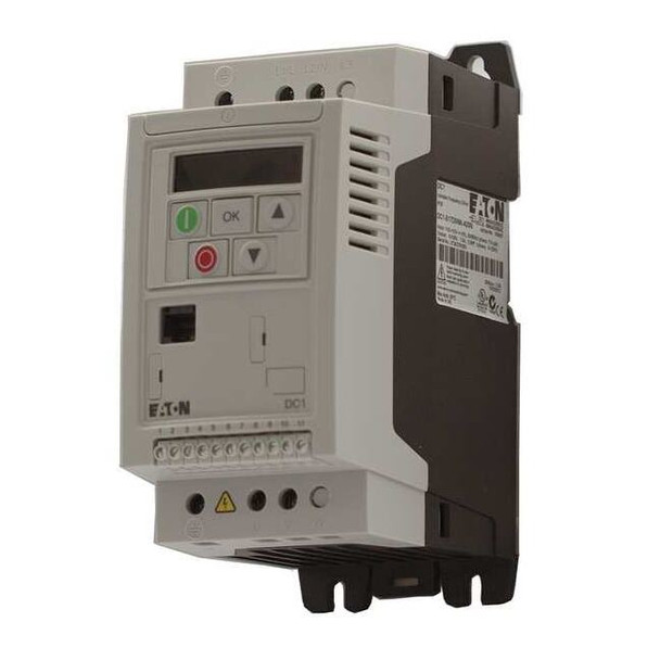 Eaton Variable Frequency Drive, 1 HP, 200-230V, Cutler-Hammer DC1-324D3NN-A20CE1