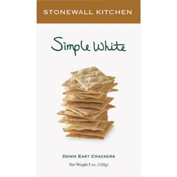 Stonewall Kitchen 5 Oz. Simple White Crackers 553008 Pack of 6