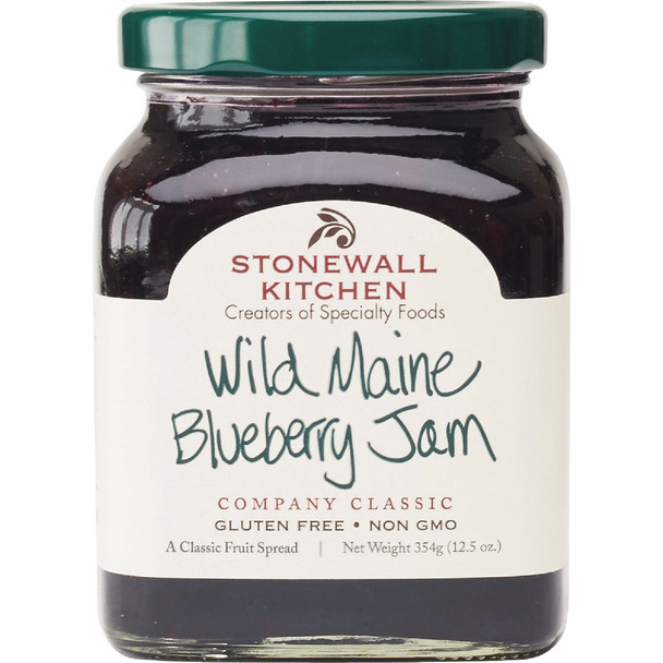 Stonewall Kitchen 12.5 Oz. Wild Maine Blueberry Jam 101305 Pack of 12