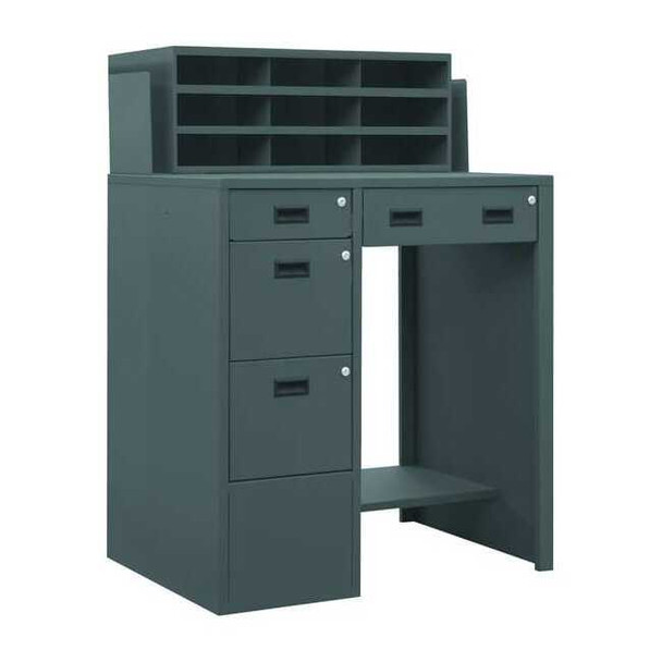 Durham Mfg Pdstl/Pnl,55 5/8"x29"x39",Gray,NonMbl SFWS-392955-95