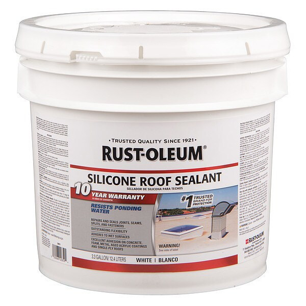 Rust-Oleum Roofing Sealant,Solvent Base,3.3 gal 339670