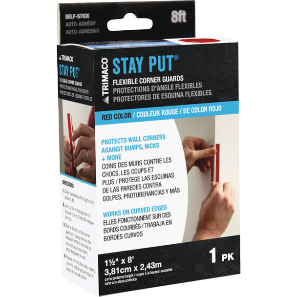 Trimaco Stay Put 1.5 In. x 8 Ft. Flexible Corner Guard 11835
