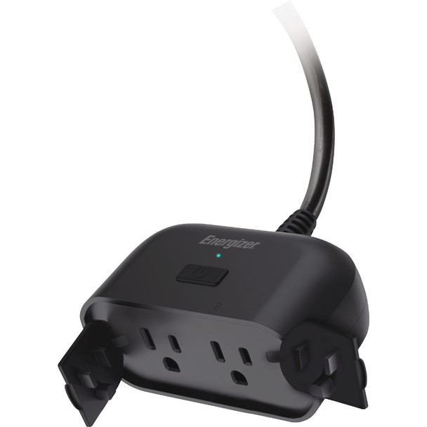 Energizer 15A 2-Outlet Smart WiFi Outdoor Plug EOX3-1002-BLK