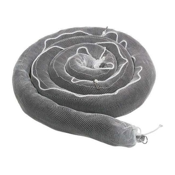 Pig Sorbent Boom, 24 gal, 5 in x 20 ft, Oil, Black, White, 2 PK BOM413