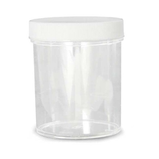 Qorpak Laboratory Jar,Colorless,96 mm H,PK24 PLC-03729