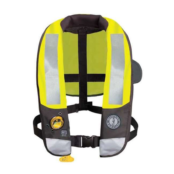 Mustang Survival Life Jacket,Hydrstc Infltr Tchlgy,Hi-Vis MD3183T3-239-0-235