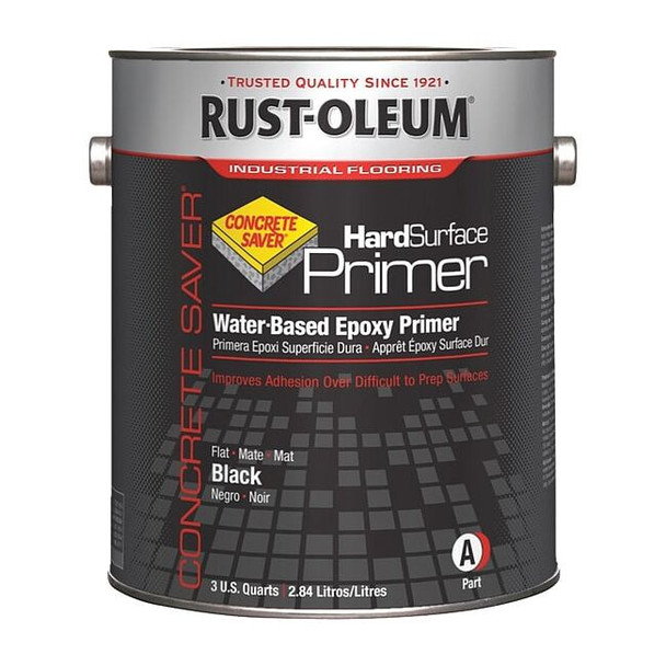 Epoxy Primer, Black, Flat, 3.75 qt, 250 to 350 sq ft/gal, None Series