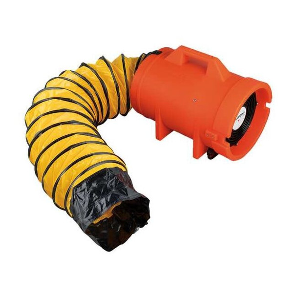 Allegro Industries Confined Space Blower, Black/Yellow, 11.25 in W 9532-15