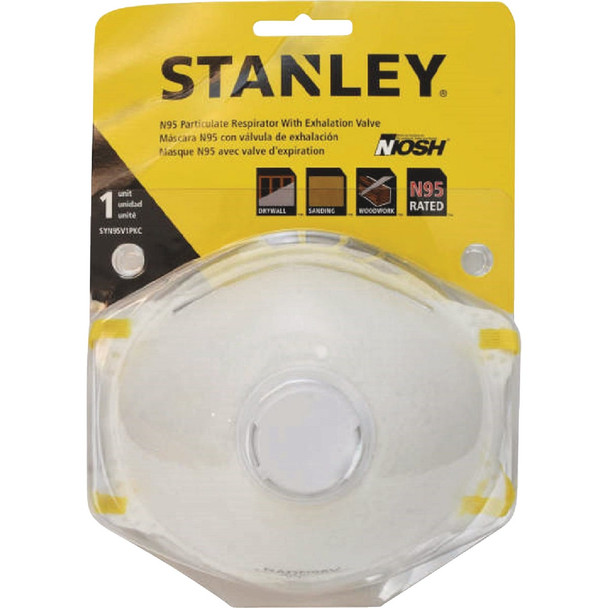Stanley N95 Valved Particulate Respirator SYN95V1PKC