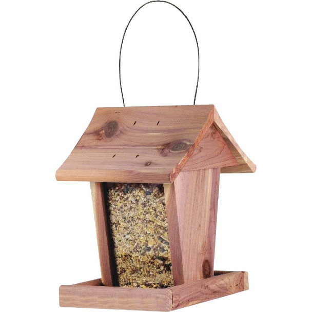 Valley Splendor Cedar JR Hopper Bird Feeder 9801