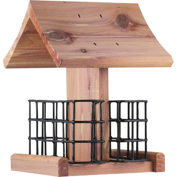 Valley Splendor Cedar Double Suet Bird Feeder 9804
