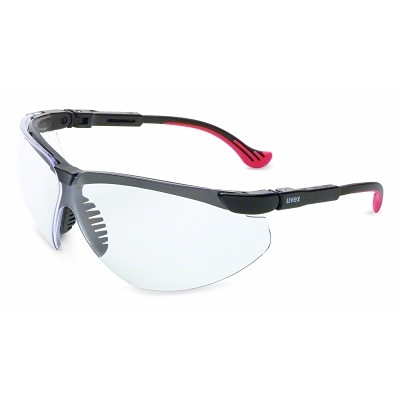 Genesis XC Eyewear, Clear Lens, HydroShield Anti-Fog, Black Frame Pack of 10