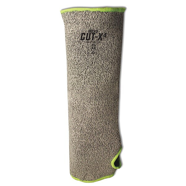Bdg Grey Cut Resistant Sleeve Thumb Hole, Size 10" 99-1-325-10
