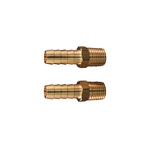 1/4" M. End, 3/8" ID Hose 602