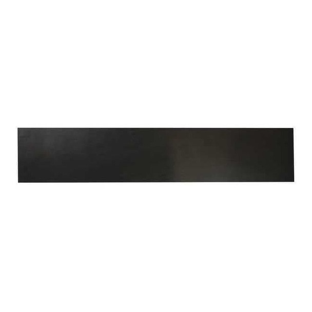 1/4" High Grade Neoprene Rubber Strip, 4"x36", Black, 70A