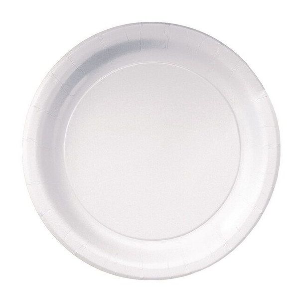 Hoffmaster Paper Plates,White,7" Round,PK50 PL7071
