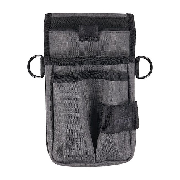 Belt, Gray Tool Pouch with Device Holster Belt Loop, Gray, Polyester