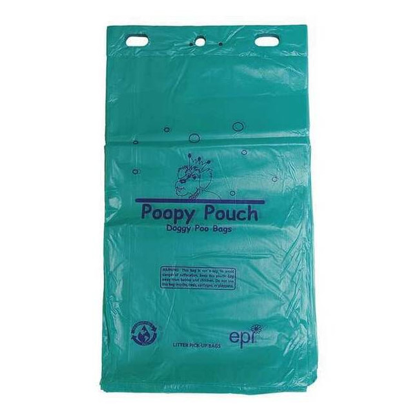Poopy Pouch Pet Waste Bags, 0.75 gal., 14 micron, PK12 PP-H-200