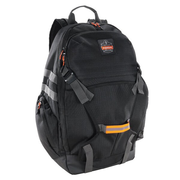 Ergodyne Backpack, PPE Jobsite Backpack, Black, Black 5188