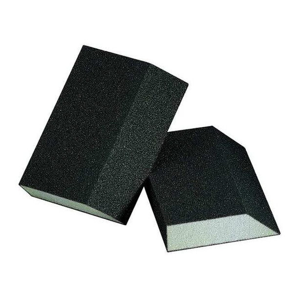 Norton Abrasives Angled Sndng Sponge, Fine, 150/180, AO, PK24 07660702284
