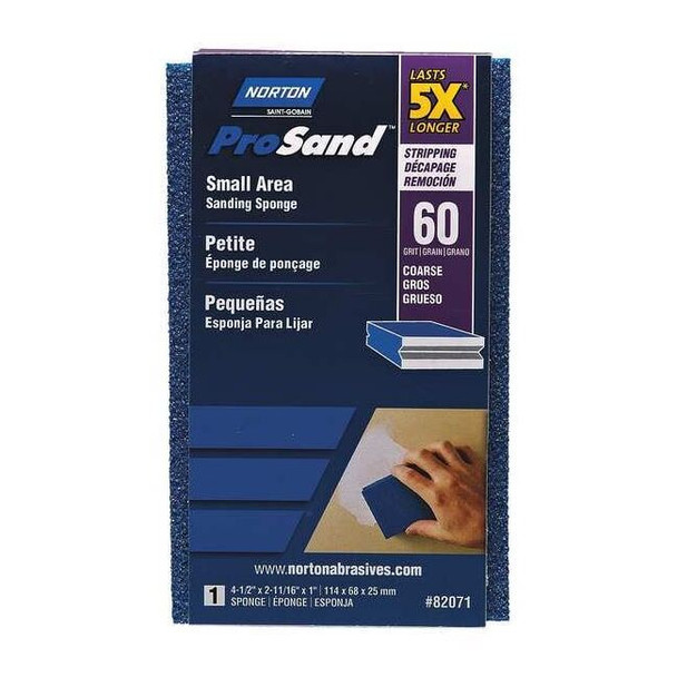 Norton Abrasives Sanding Sponge,2 11/16in W, 4 1/2in L 07660782071