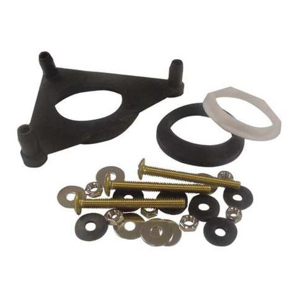 Kissler Tank to Bowl Kit, Brass and Rubber, Kohler 68-7156