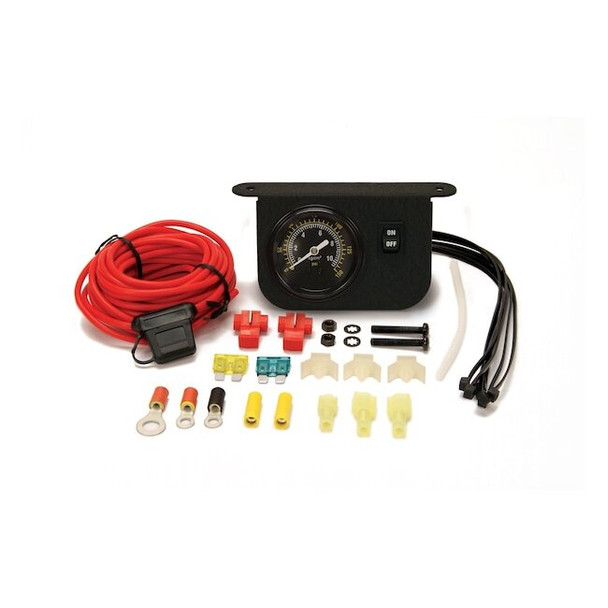Viair Illuminated Dash Panel Gauge Kit, Black Face (150 PSI, 30 Amp) 20062