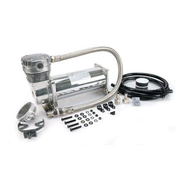 Viair 460C Chrome Compressor Kit, 3/8" Port (12V, 100% Duty, Sealed) 46043