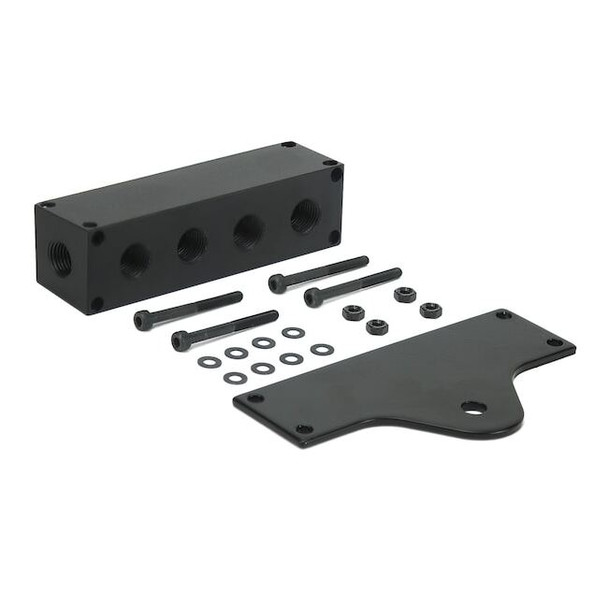 Viair 6 Port Billet Manifold with Mounting Bracket (1/4" NPT) 92820