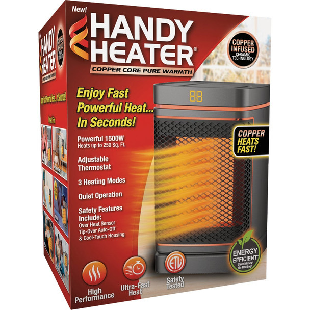 Handy Heater Copper Core Ceramic Space Heater HEATCC-MC4 Handy Heater Copper Core Ceramic Space Heater HEATCC-MC4
