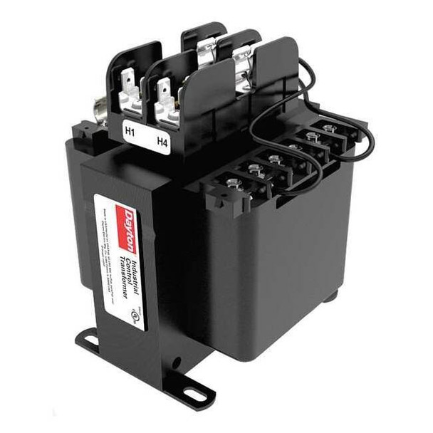 Dayton Control Transformer, 150 VA, 24V AC, 208/240/277/380/480V AC 31EJ30