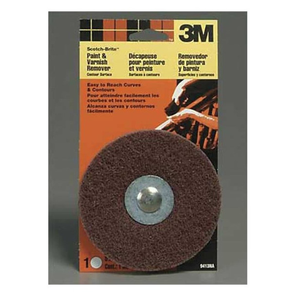 Scotch-Brite Arbor Mnt Disc,5x1/4 in Shank,Med,PK10 70070647204