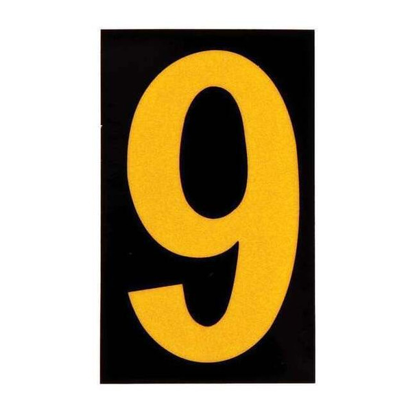 Brady NumberLabel,1-1/2inH,1inW,PK25 5905-9