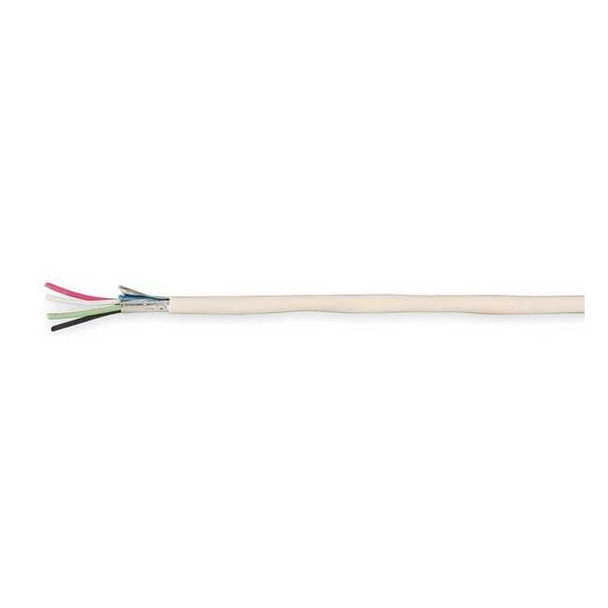Power Limited and Communication Cable, 4 C, Natural, PVC, 1000 ft.