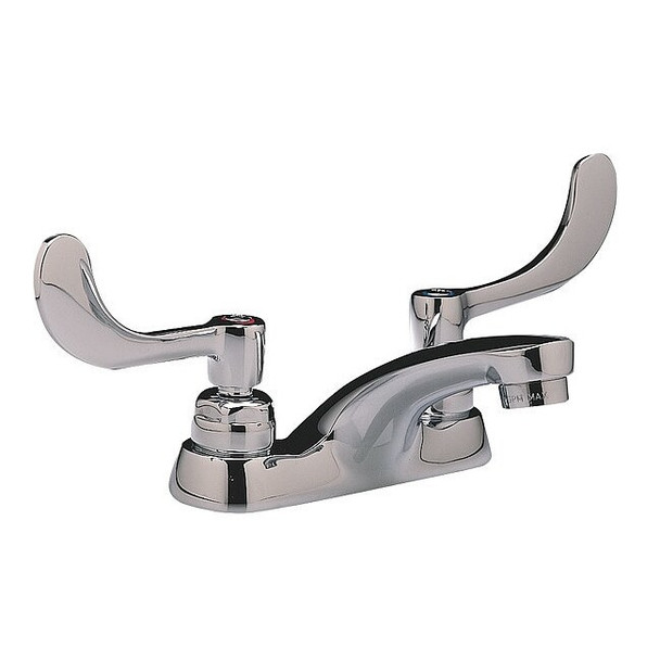 Standard Vandal Resistant Bathroom Faucet, Polished Chrome, 2 Holes