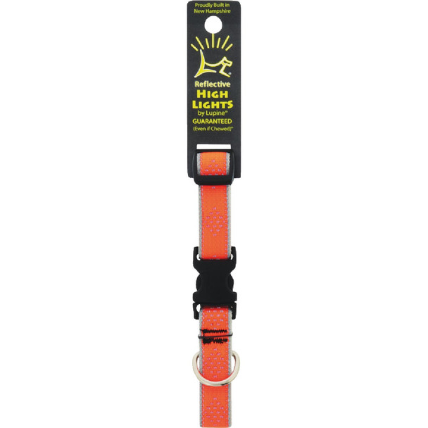 Lupine HL 3/4 In. Reflective Orange Diamond 9 to 14 In. Adjustable Collar 48301